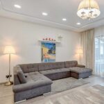 Sectional Sofa (3 + Lounger) In Cool Grey Colour