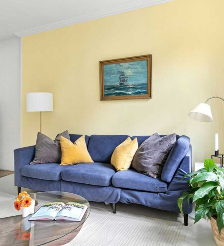 Bingo Fabric 3 Seater Sofa In Blue Couch Colour