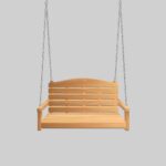 Solid Wood Swing in Light Brown Colour
