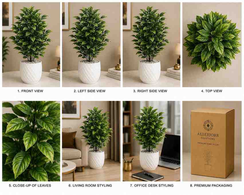Premium Artificial Green Indoor Plant - Image 2