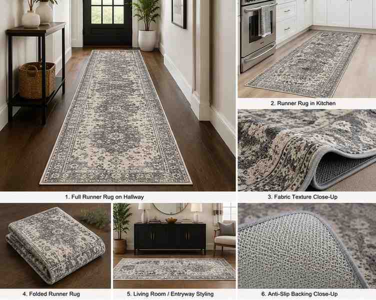 Premium Modern Floor Runner Rug - Image 2