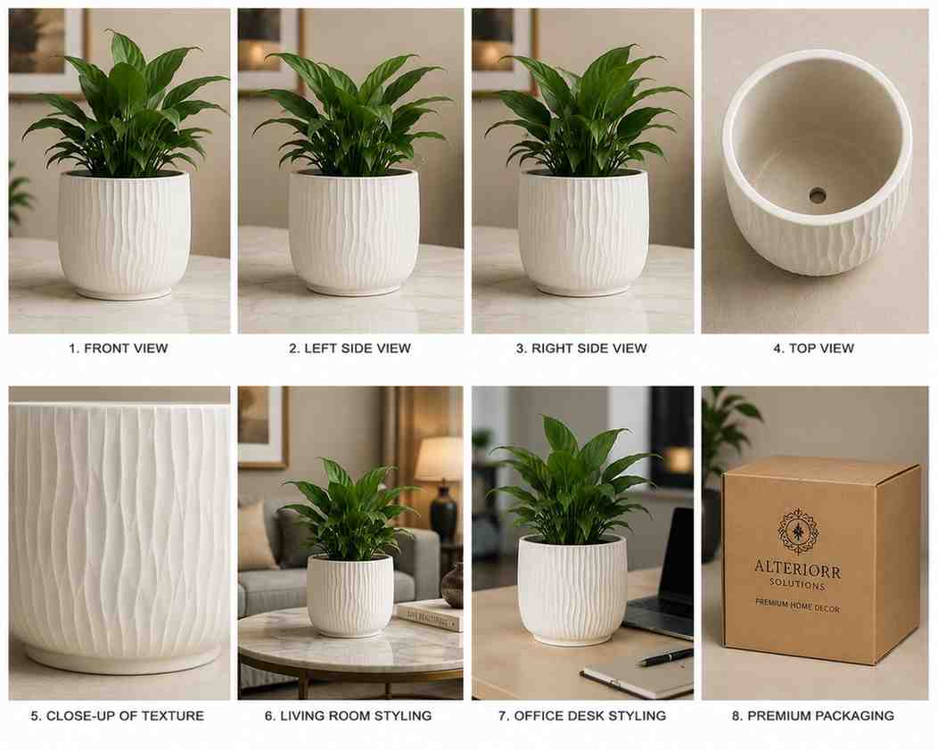 Premium Ceramic Indoor Plant Pot - Image 2