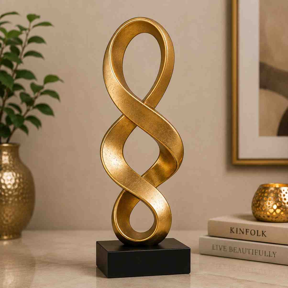 Premium Abstract Metal Sculpture