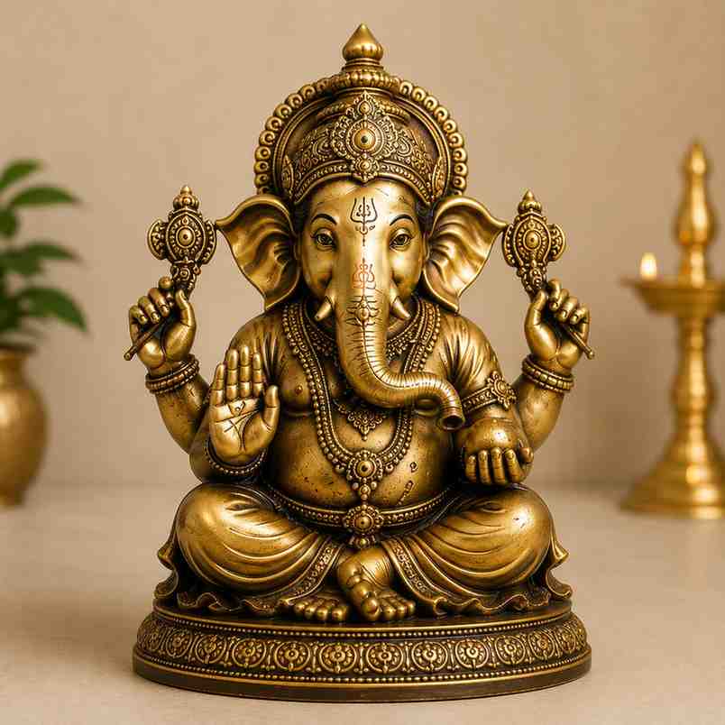 Premium Lord Ganesha Decorative Idol