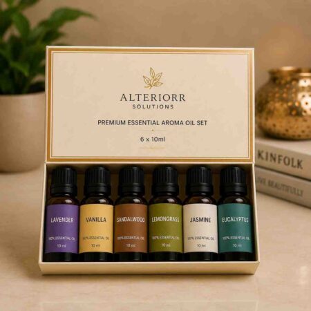 Premium Essential Aroma Oil Set (6 x 10ml)