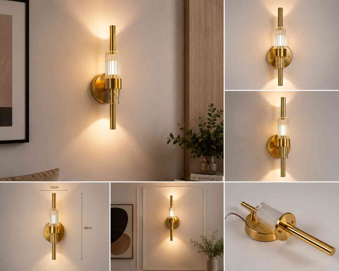 Modern Gold Wall Light